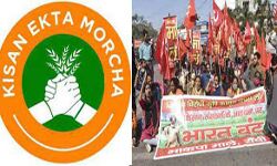 किसान यूनियनों का भारत बंद शुरू