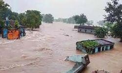 बाढ़ में छह लोगों की मौत - दो लापता बाढ़ में छह लोगों की मौत - दो लापता