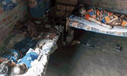 दो मासूमो समेत मां की हत्या, चारपाई पर मिले तीनों के शव