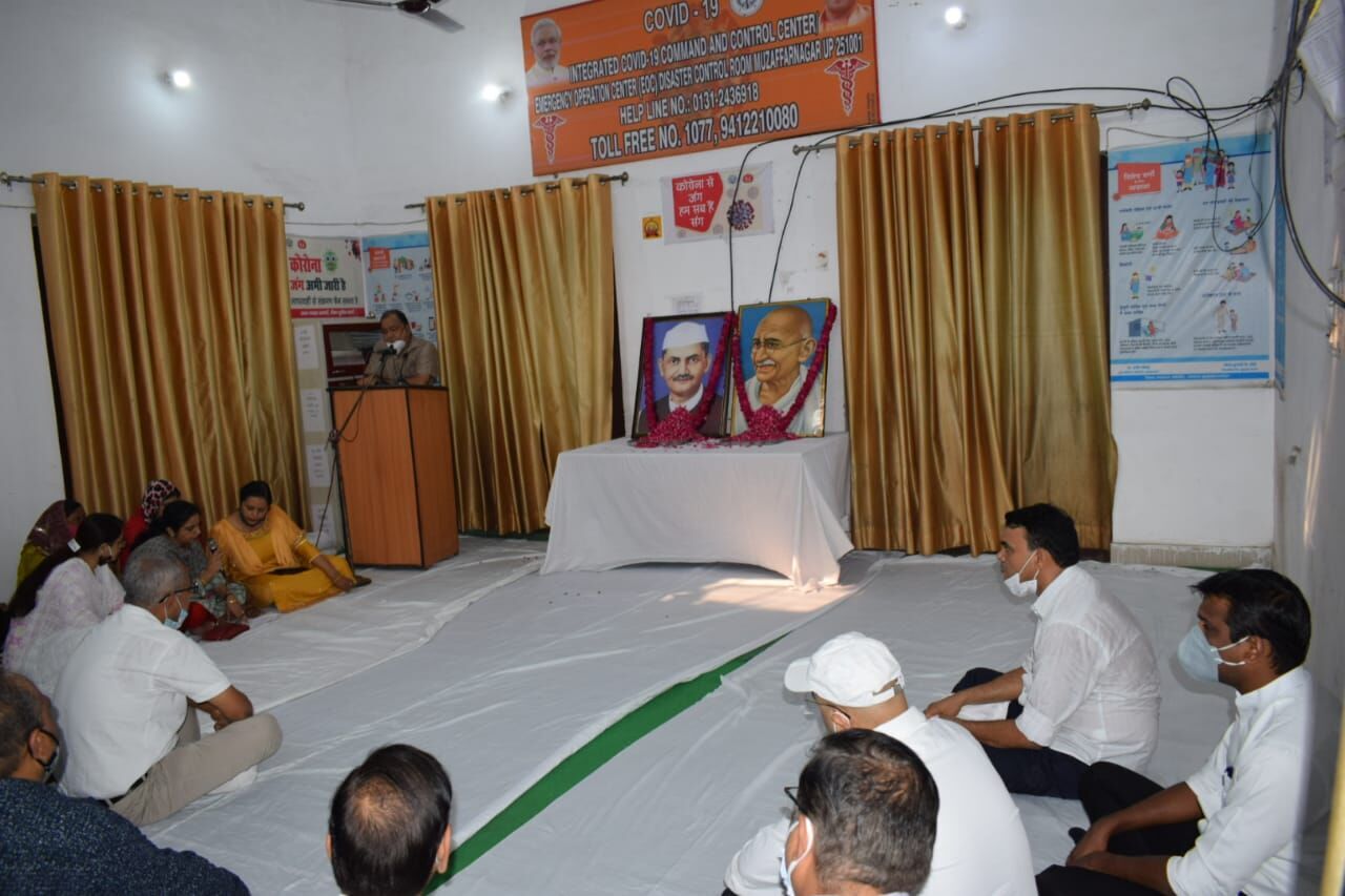 महात्मा गांधी की 152 वीं जयंती हर्षोल्लास के साथ मनाई गई