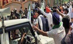 लखीमपुर की हरियाणा में पुनरावृति, फिर चढ़ाई BJP MP ने किसानों पर गाड़ी