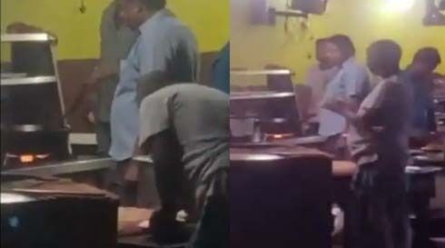 थूक से तंदूरी रोटी सेकने का मामला-होटल में थूक से सिंकती मिली रोटी थूक से तंदूरी रोटी सेकने का मामला-होटल में थूक से सिंकती मिली रोटी