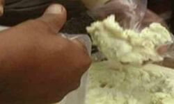 नकली मावा फैक्ट्री सील, मावा भी किया गया नष्ट नकली मावा फैक्ट्री सील, मावा भी किया गया नष्ट