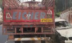 डीसीएम, कार और ट्रैक्टर की जोरदार भिड़ंत-नौ घायल, दो गंभीर डीसीएम, कार और ट्रैक्टर की जोरदार भिड़ंत-नौ घायल, दो गंभीर