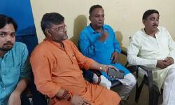 थाना बना जंग का अखाड़ा-थानेदार ने बीजेपी नेता को हड़काया -चला हंगामा