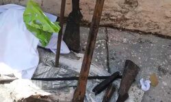 नाले से निकले बैग में बंद मिला मौत का सामान-मचा हड़कंप नाले से निकले बैग में बंद मिला मौत का सामान-मचा हड़कंप