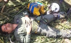 वायुसेना का ट्रेनर विमान क्रैश-जमीन में धंसा- बाल बाल बचे पायलट