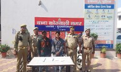 कोतवाली पुलिस ने किये दो वाहन चोर गिरफ्तार- एक फरार कोतवाली पुलिस ने किये दो वाहन चोर गिरफ्तार- एक फरार