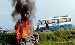 लखीमपुर खीरी हिंसा-तीन और गिरफ्तार-मंत्री पुत्र समेत अब तक 13