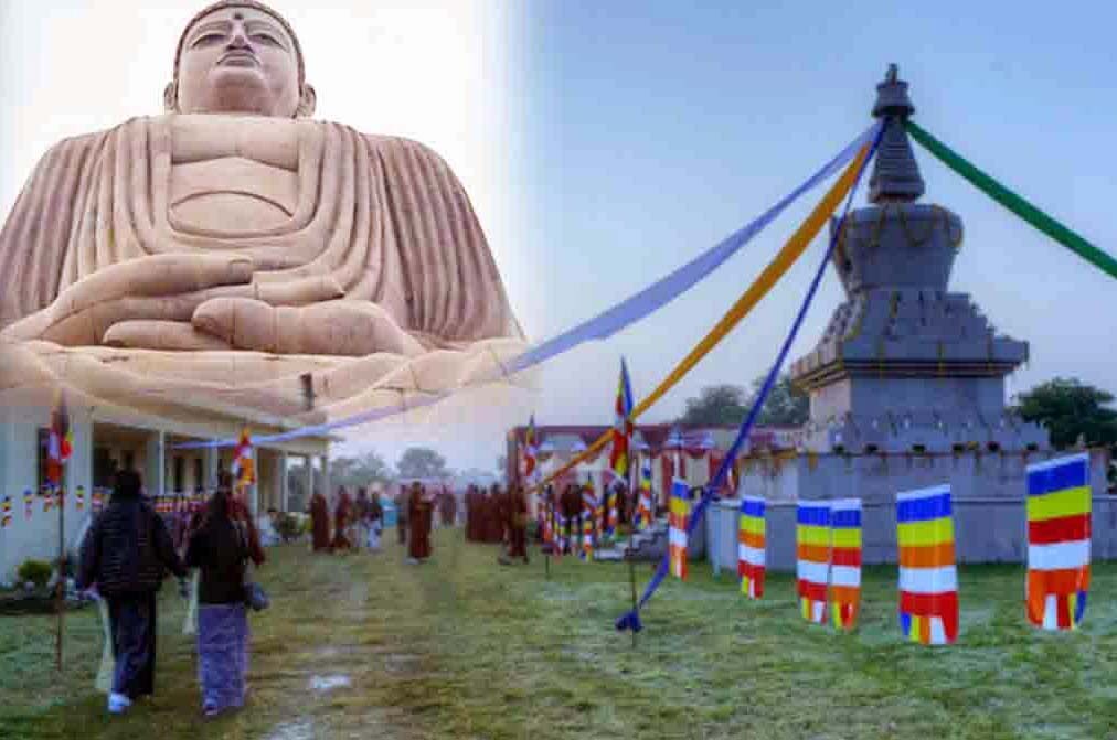 बुद्ध की धरती पर उमड़ पड़ा जन सैलाब