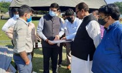 भैंसाली मैदान में दीपावली मेला-डीएम ने किया व्यवस्थाओं का निरीक्षण