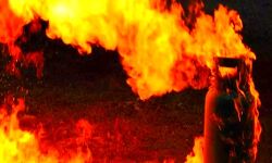 एलपीजी गैस सिलेंडर विस्फोट, पांच दमकल कर्मी समेत कई घायल एलपीजी गैस सिलेंडर विस्फोट, पांच दमकल कर्मी समेत कई घायल