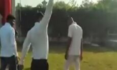 रुतबा जमाने को नेताजी ने की हर्ष फायरिंग, वीडियो वायरल, जांच शुरू रुतबा जमाने को नेताजी ने की हर्ष फायरिंग, वीडियो वायरल, जांच शुरू