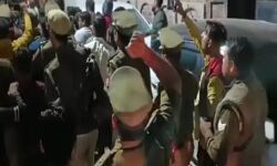 नेताजी को पकड़ने गई पुलिस पर हमला, मची भगदड़-मुकदमा दर्ज