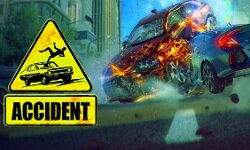 सड़क हादसे में दो लोगो की मौत