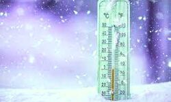 न्यूनतम तापमान जमाव बिंदु से 1.6 डिग्री सेल्सियस नीचे पहुंचा न्यूनतम तापमान जमाव बिंदु से 1.6 डिग्री सेल्सियस नीचे पहुंचा