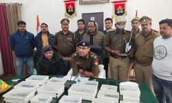 आम के बाग में चल रहा मौत का सामान बनाने का कारखाना बरामद