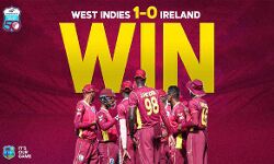 वेस्टइंडीज ने आयरलैंड को 24 रन से हराया
