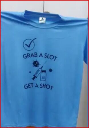 कोरोना से बचाव की वैक्सीन लगवाए-मुफ्त में टी-शर्ट पाएं