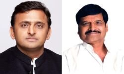 अखिलेश और शिवपाल की जीत पर लगने लगी है बाजियां