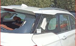 सपा प्रत्याशी पर हमला-गाड़ी में तोड़फोड, शीशे चटकाए- मचा हड़कंप