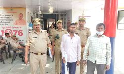 हत्यारोपी को पुलिस ने हथियार के साथ दबोचा भेजा जेल