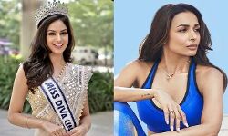 हरनाज संधू और मलाइका अरोड़ा ने छैयां-छैयां पर किया डांस