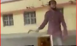 ऐसे कैसे होगी मंदिरों की सुरक्षा-एक हमलावर ने बांध दी पुलिस की घिग्घी