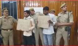 लूट के बाद बदमाशों को सताया एनकाउंटर का ड- तख्तियां डालकर जा पहुंचे..