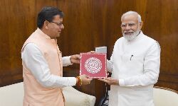 धामी ने की मोदी से मुलाकात, मार्गदर्शन के लिए जताया आभार