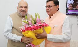 उत्तराखंड के अंतरराष्ट्रीय सीमांत क्षेत्रों के विकास पर धामी-शाह की चर्चा