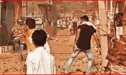 फिर भड़की हिंसा-दंगाइयों ने फूंके मकान एवं दुकान-SP को मारी गोली