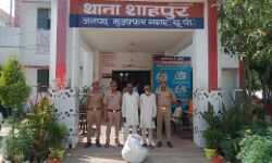 शाहपुर पुलिस ने दबोचे दो गोकश- मांस किया बरामद