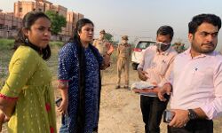 निरीक्षण में चौतरफा लगे मिले गंदगी के अंबार-DM ने लगाई जोरदार लताड़