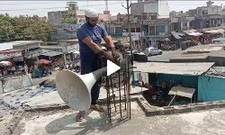 इमाम से लेकर पुजारी तक ने किया पुलिस का सहयोग - उतारे लाउडस्पीकर