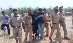 आपरेशन लंगडा-पुलिस के साथ मुठभेड़ में 10 हजार के इनाम बदमाश ने चखा पीतल