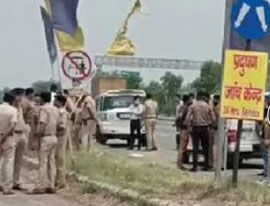 पुलिस ने किया BJP नेता का अपहरण-हरियाणा पुलिस ने रोकी गाड़ियां