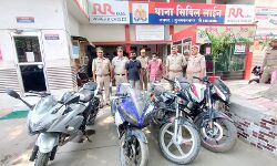 बाइक चोरी कर लगाते थे फर्जी नंबर प्लेट और गांव देहात में देते थे बेच बाइक चोरी कर लगाते थे फर्जी नंबर प्लेट और गांव देहात में देते थे बेच