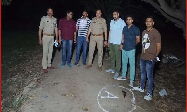 गो हत्यारा पुलिस मुठभेड़ में हुआ लंगड़ा- किया गिरफ्तार