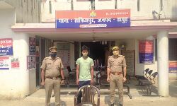 तमंचे के साथ टॉप टेन हिस्ट्रीशीटर गिरफ्तार भेजा जेल तमंचे के साथ टॉप टेन हिस्ट्रीशीटर गिरफ्तार भेजा जेल