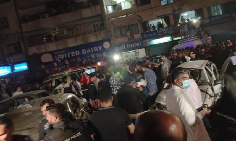 बाजार इलाके में हुए विस्फोट में 13 लोग हुए घायल
