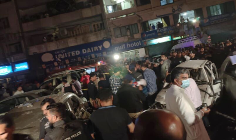 बाजार इलाके में हुए विस्फोट में 13 लोग हुए घायल