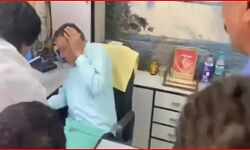 भाजपा नेता के गाल पर जड़ा तमाचा- वीडियो वायरल- मुकदमा दर्ज