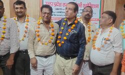 मैनेजर सिंह अध्यक्ष एवं कमल किशोर बने महामंत्री