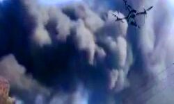 औद्योगिक क्षेत्र में प्लास्टिक फैक्ट्री में लगी आग