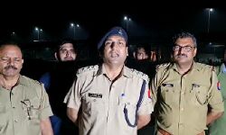 मुठभेड़ में लुटेरे को लगी गोली-हुआ लंगड़ा-पुलिस ने किया अरेस्ट