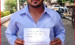 पुलिस के डर से बदमाश की बंधी घिग्घी-पहुंचा थाने, अब नहीं करूंगा कभी अपराध