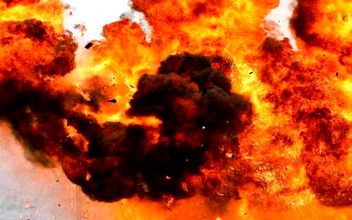 कंटेनर डिपो में विस्फोट, 14 की मौत