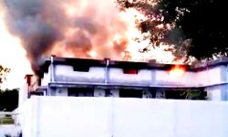 स्वास्थ्य विभाग के स्टोररूम में आग