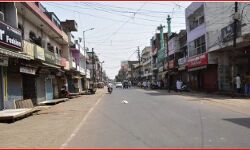 बाजारों में सन्नाटा, अटाला से करेली तक नहीं खुली दुकानें बाजारों में सन्नाटा, अटाला से करेली तक नहीं खुली दुकानें